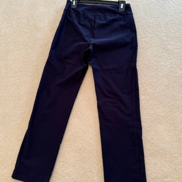 Sarah Campbell well-made quality navy pants, size 6 - Picture 2 of 10